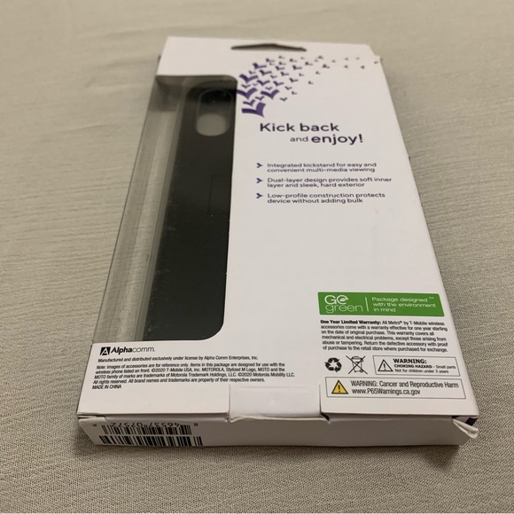 Moto E KICK | Dual-Layer Protective Kickstand Case Metro by T-Mobile - Picture 11 of 15